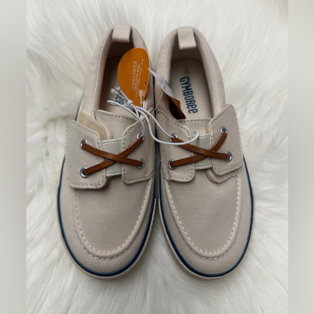 Gymboree kids Tan Canvas Boat Shoes